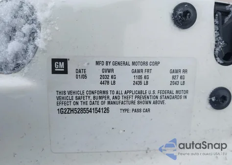 2005 Pontiac G6 Gt from USA, damaged, VIN 1G2ZH528554154126